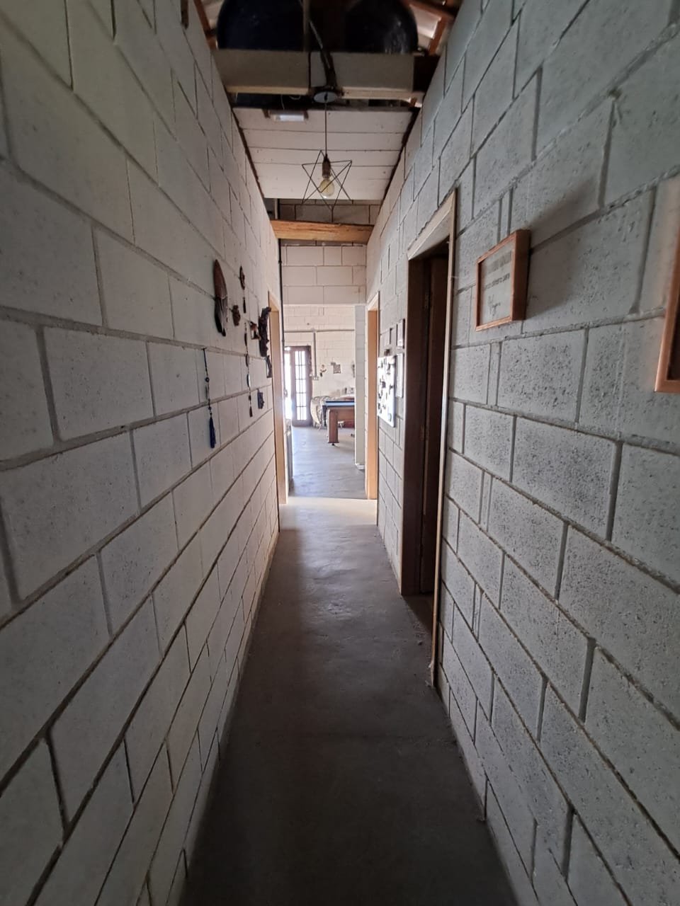 Corredor de acesso aos quartos